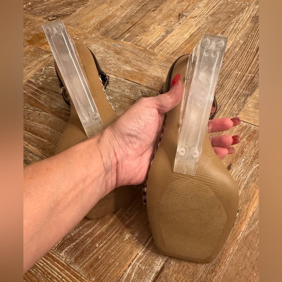 Betsey Johnson Gingham Heels with Fruit Accents - Picture 9 of 9